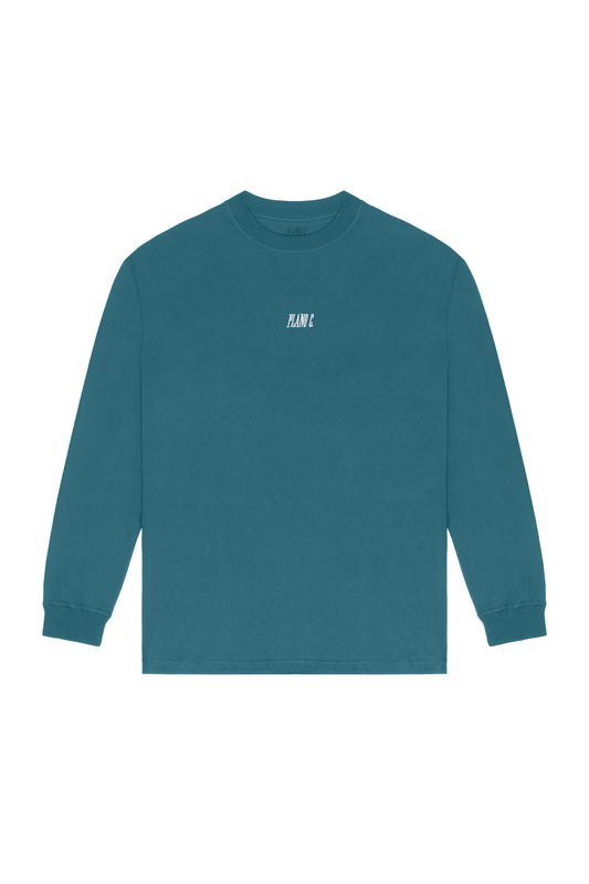 CAMISETA MANGA LONGA "LOGO" DARK SEA