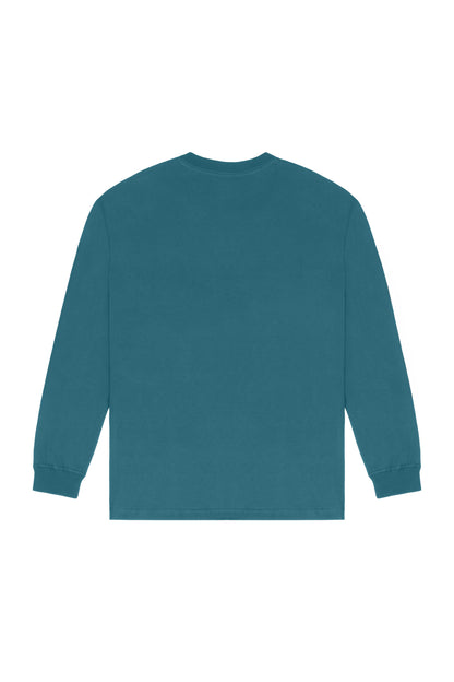 CAMISETA MANGA LONGA "LOGO" DARK SEA