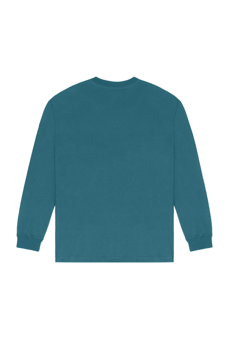 CAMISETA MANGA LONGA "LOGO" DARK SEA