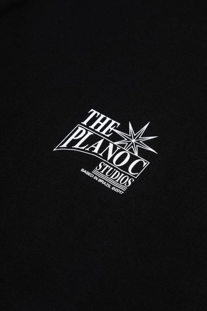 CAMISETA MANGA LONGA "STUDIOS C" BLACK