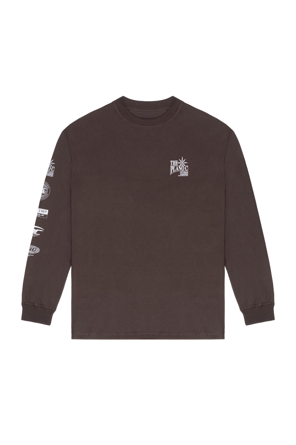 CAMISETA MANGA LONGA "STUDIOS C" BROWN