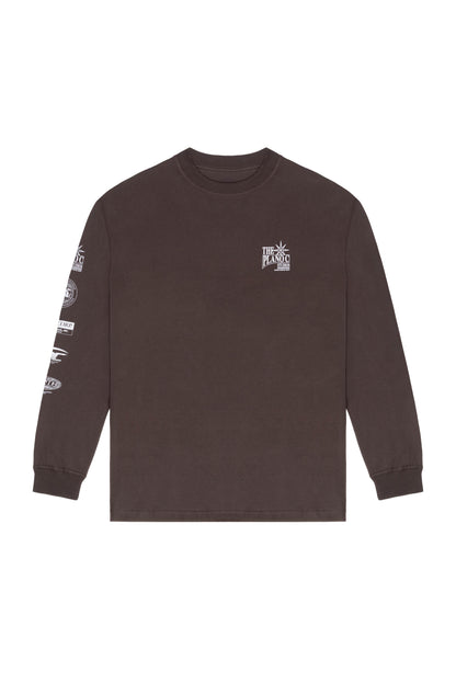 CAMISETA MANGA LONGA "STUDIOS C" BROWN