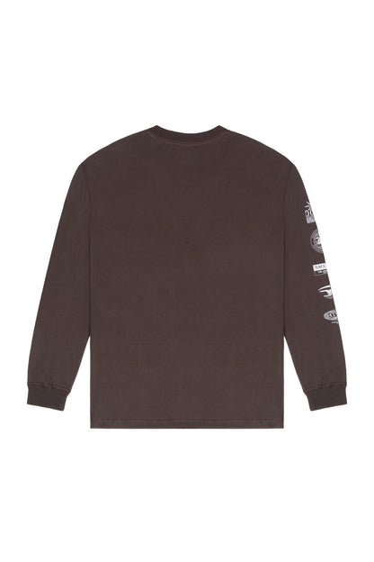 CAMISETA MANGA LONGA "STUDIOS C" BROWN