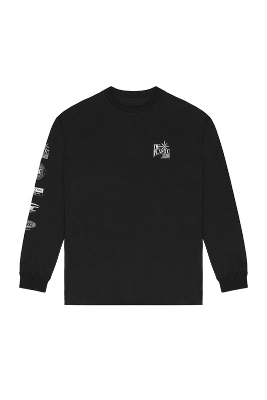 CAMISETA MANGA LONGA "STUDIOS C" BLACK