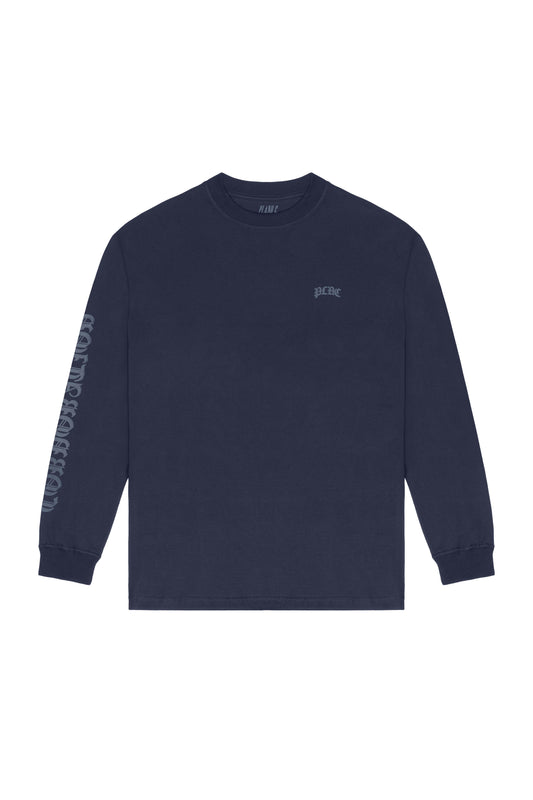 CAMISETA MANGA LONGA "PLNC" NAVY