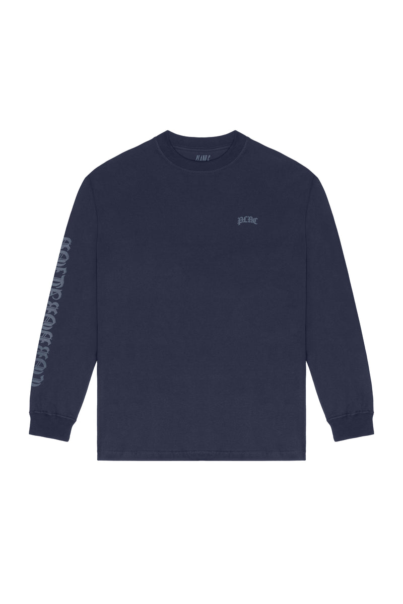 CAMISETA MANGA LONGA "PLNC" NAVY