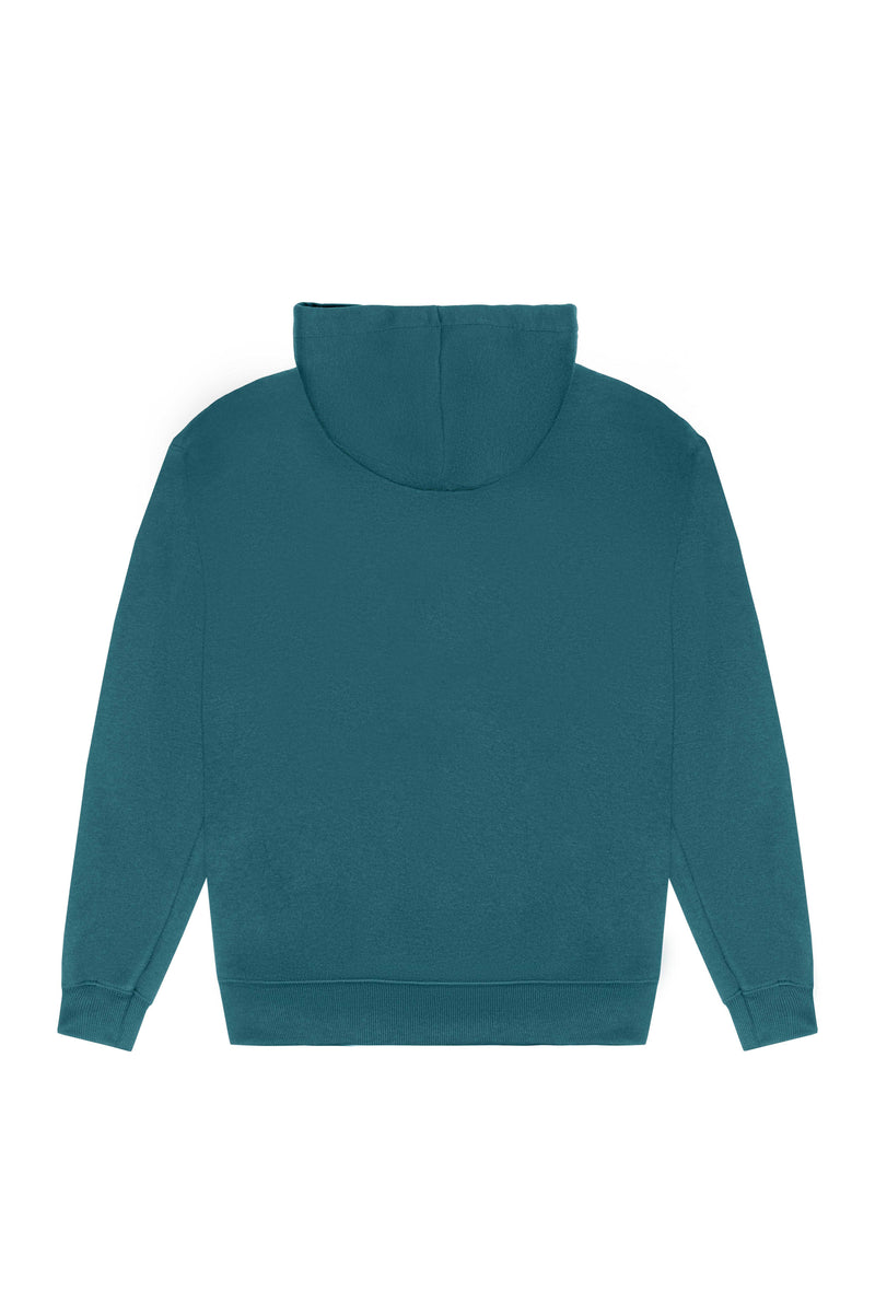 MOLETOM HOODIE "LOGO" DARK SEA