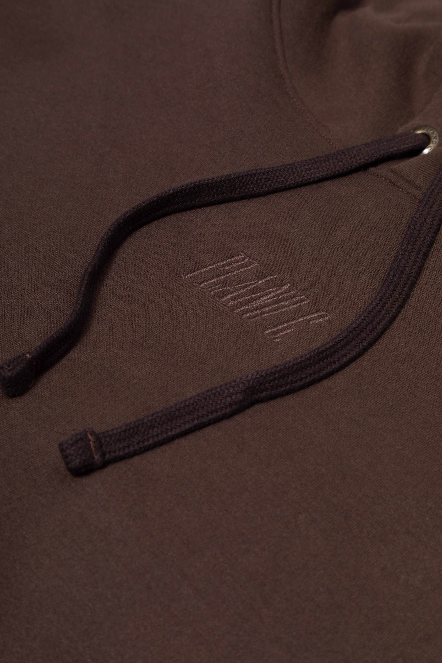 MOLETOM HOODIE "LOGO" BROWN