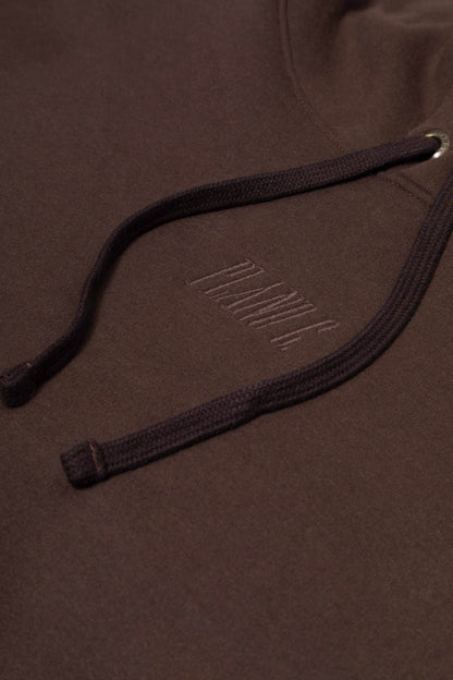 MOLETOM HOODIE "LOGO" BROWN