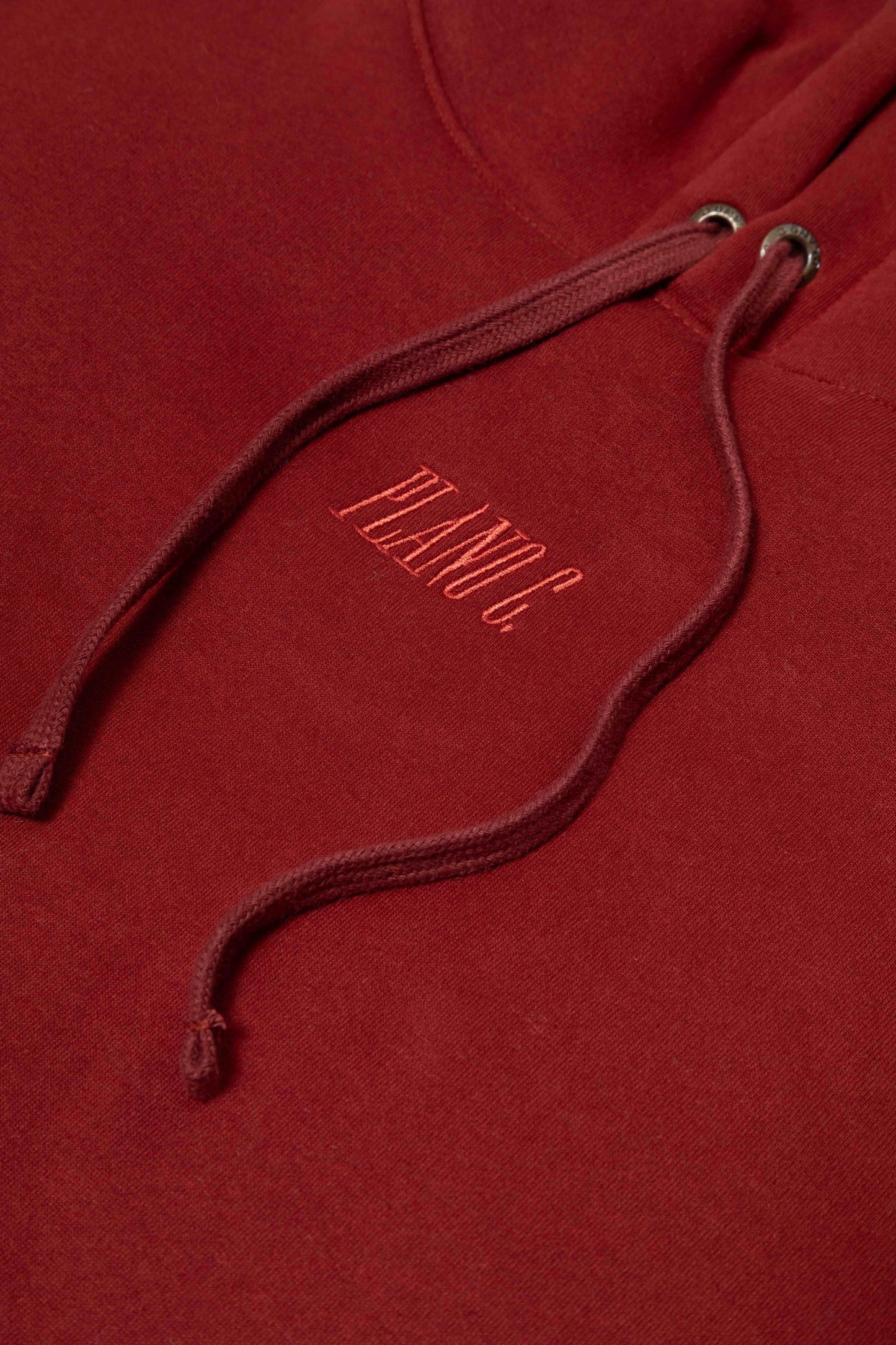 MOLETOM HOODIE "LOGO" BARN RED