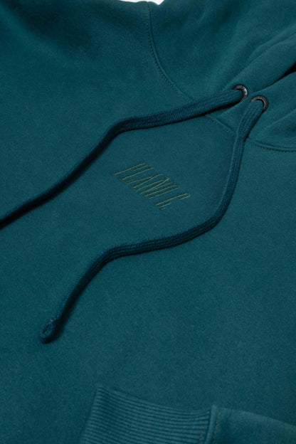 MOLETOM HOODIE "LOGO" DARK SEA