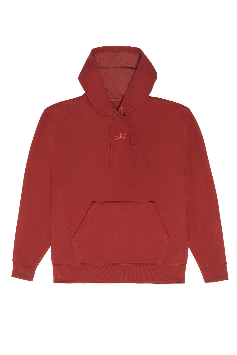 MOLETOM HOODIE "LOGO" BARN RED