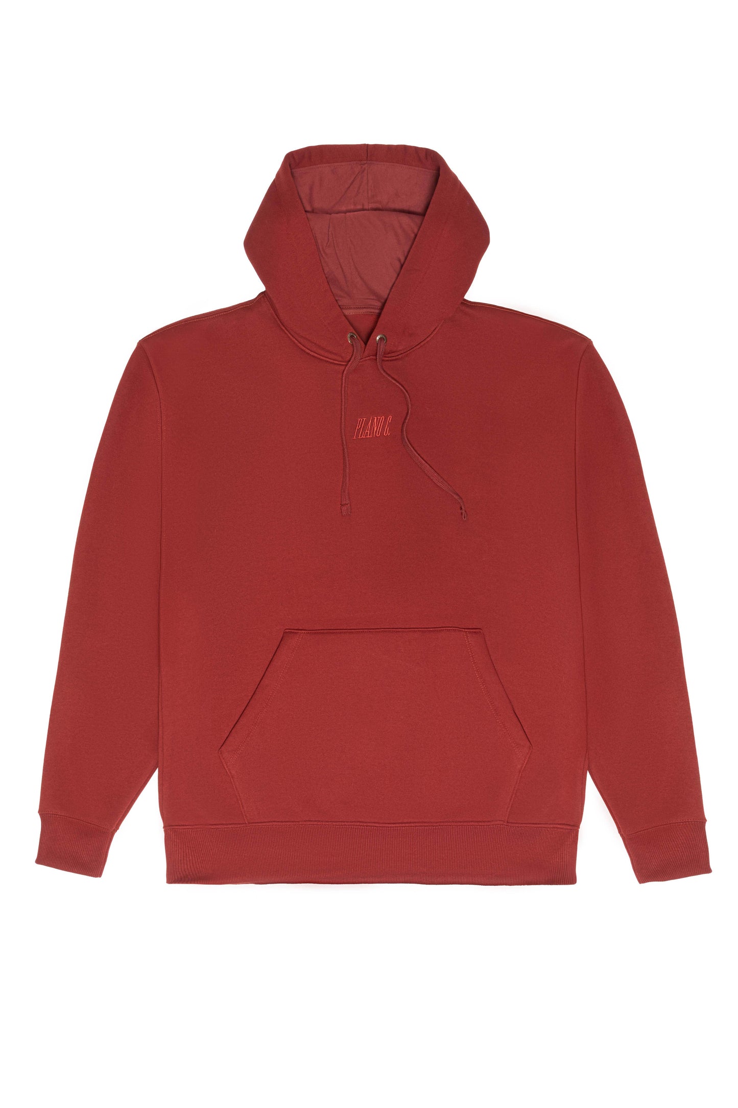 MOLETOM HOODIE "LOGO" BARN RED
