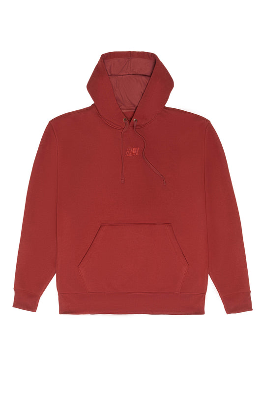 MOLETOM HOODIE "LOGO" BARN RED