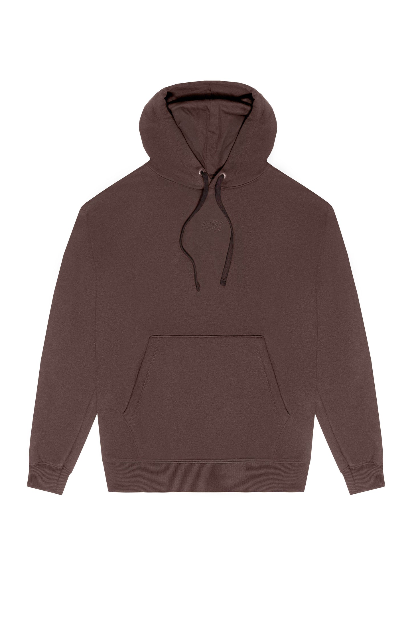 MOLETOM HOODIE "LOGO" BROWN