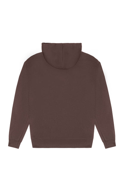 MOLETOM HOODIE "LOGO" BROWN