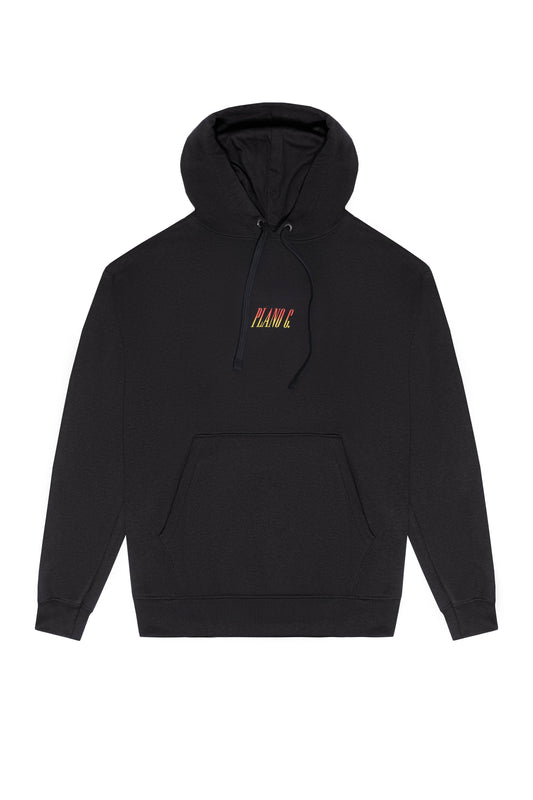 MOLETOM HOODIE "FLAMES" BLACK