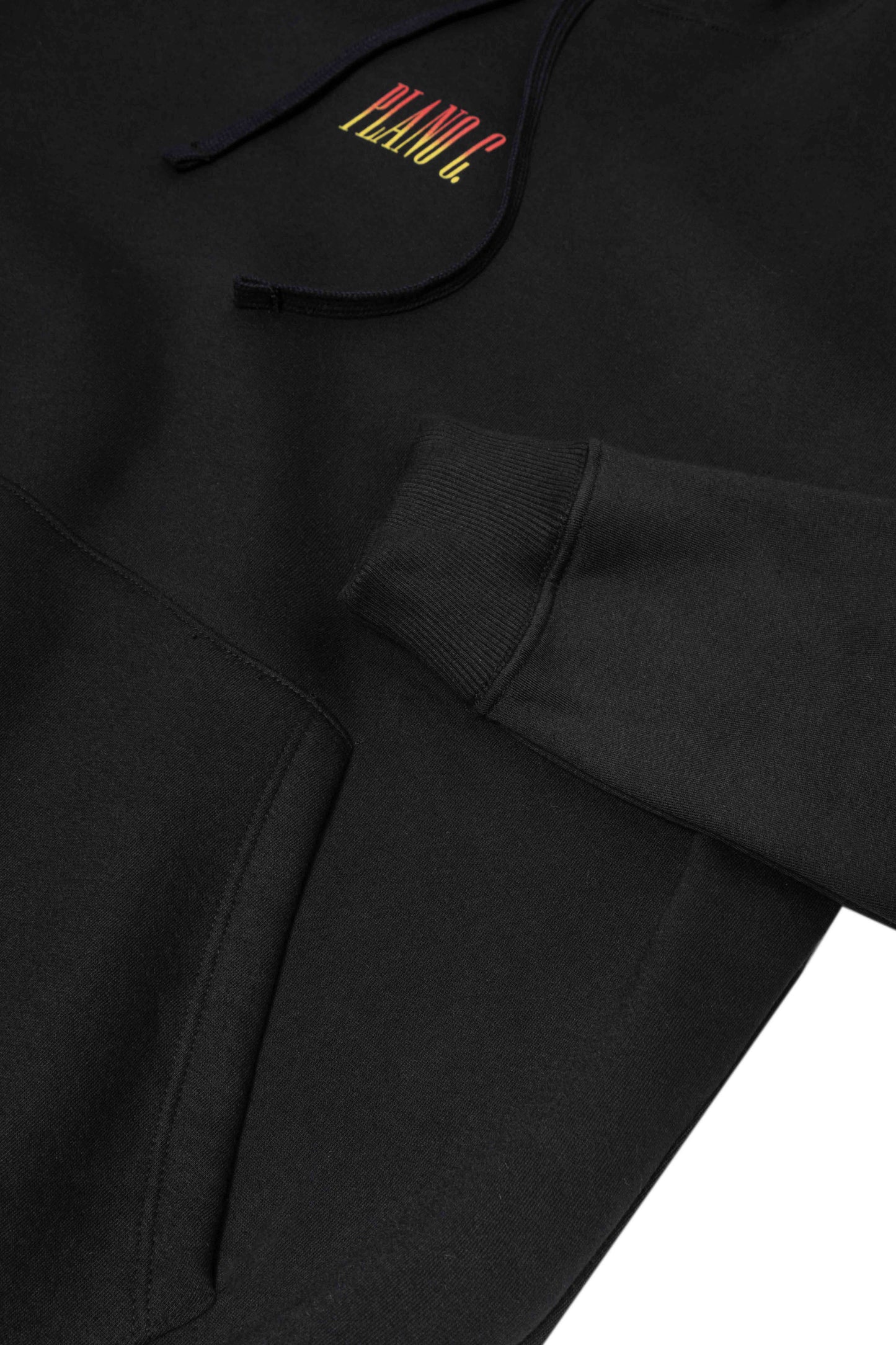 MOLETOM HOODIE "FLAMES" BLACK