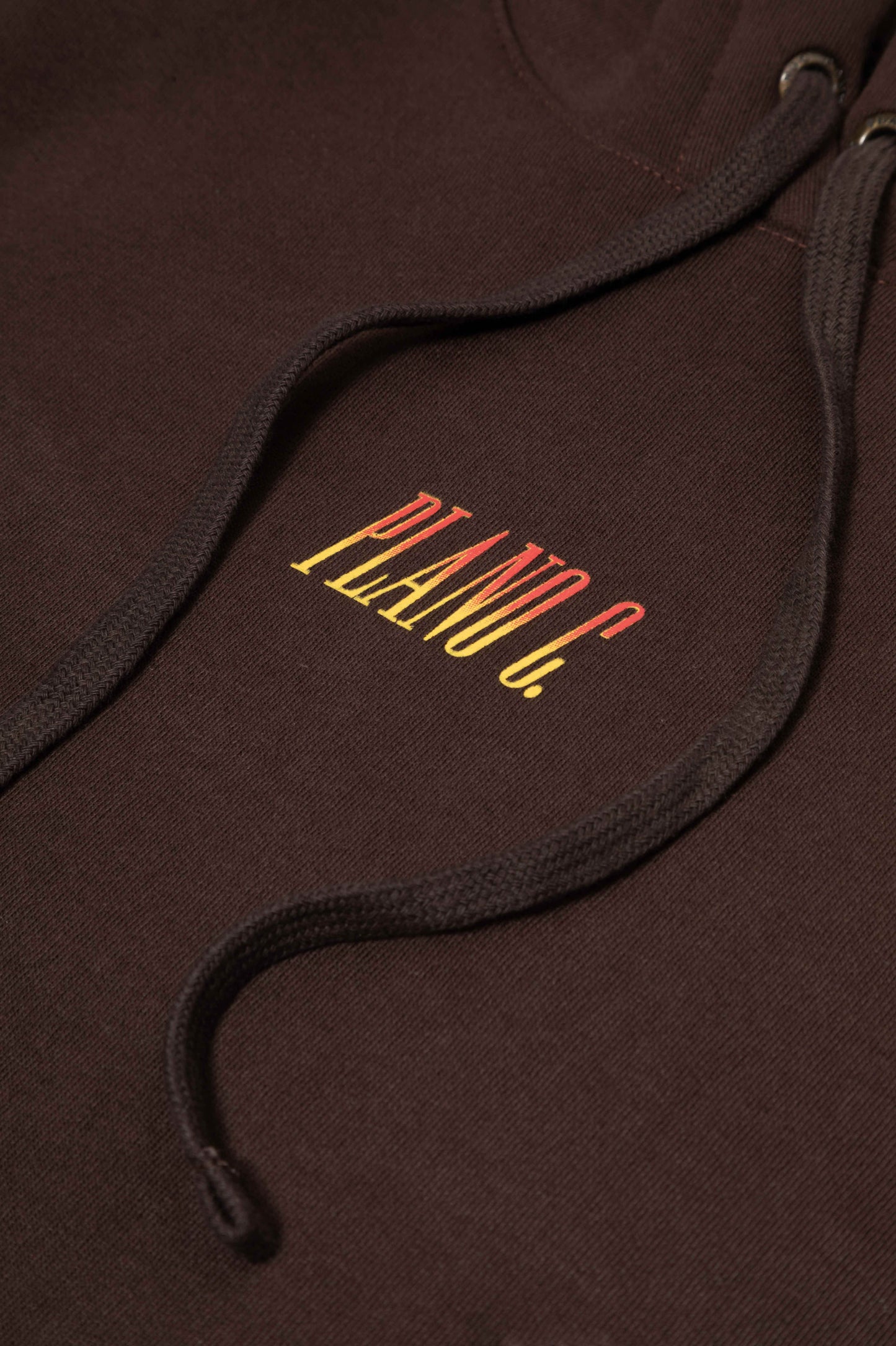 MOLETOM HOODIE "FLAMES" BROWN