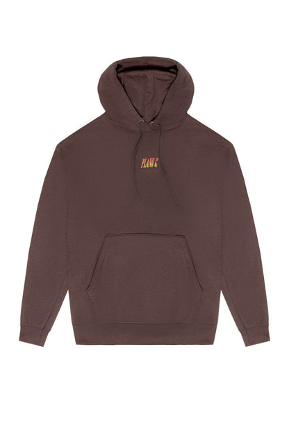 MOLETOM HOODIE "FLAMES" BROWN