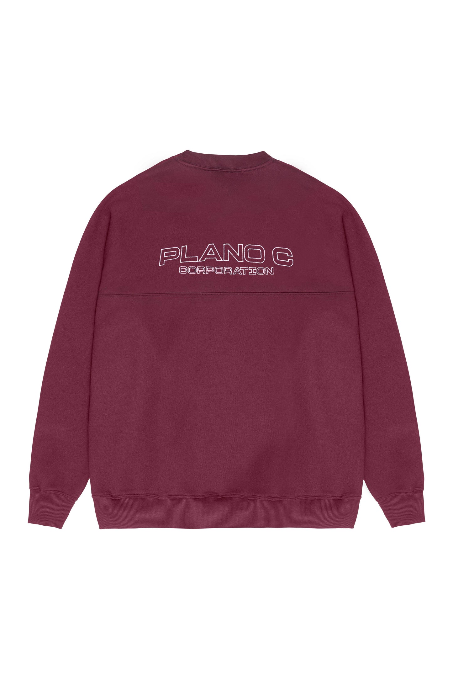 MOLETOM CREWNECK "PC" WINE