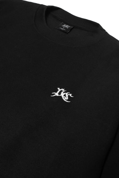 MOLETOM CREWNECK "PC" BLACK