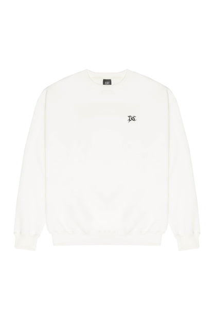 MOLETOM CREWNECK "PC" OFF WHITE