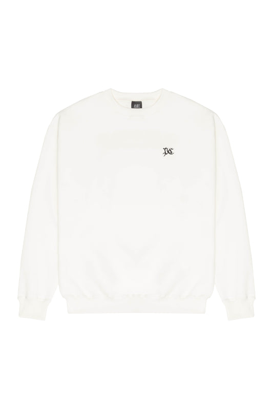 MOLETOM CREWNECK "PC" OFF WHITE
