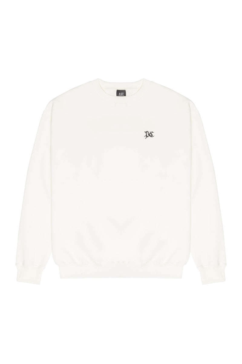 MOLETOM CREWNECK "PC" OFF WHITE