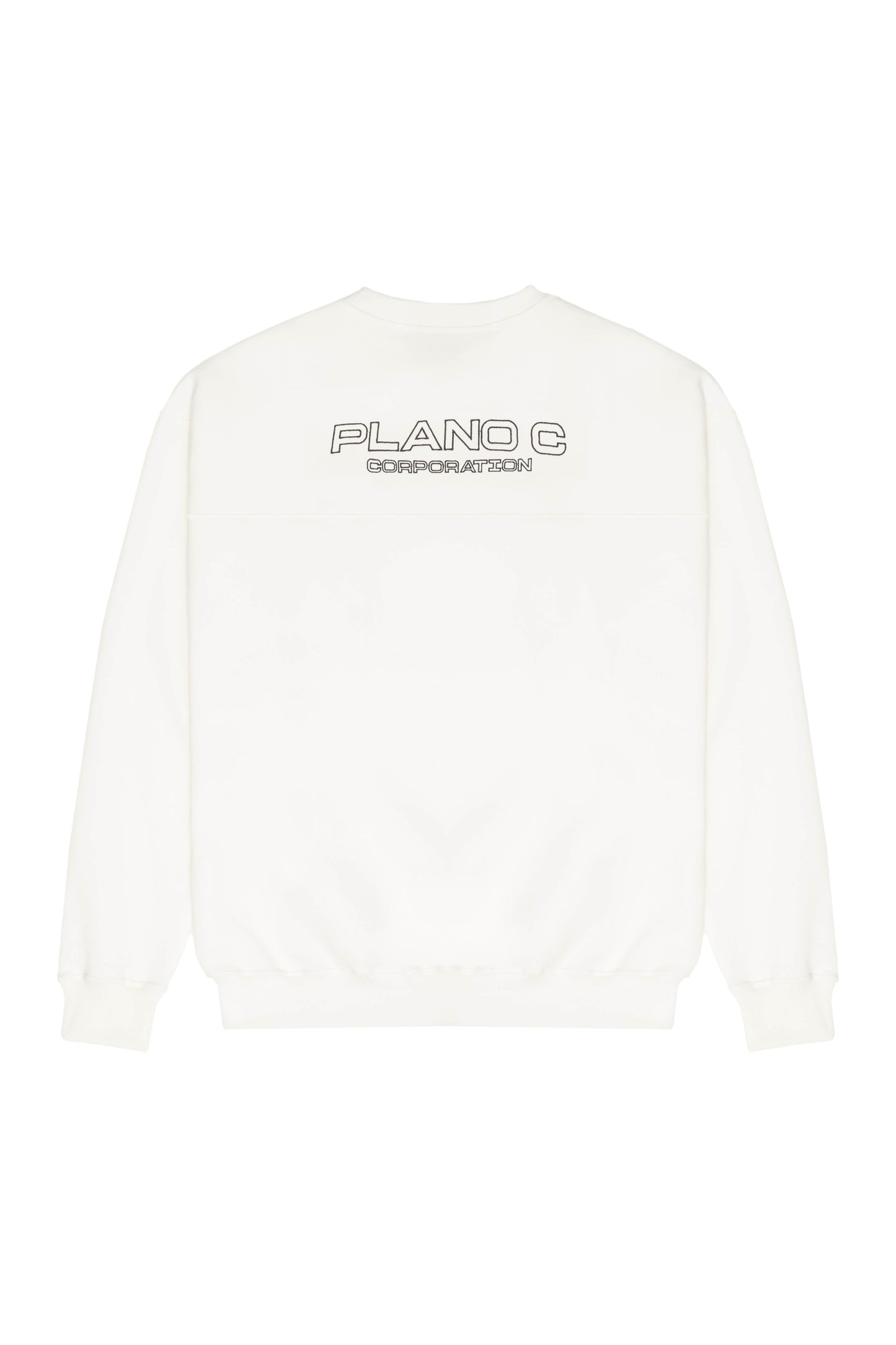 MOLETOM CREWNECK "PC" OFF WHITE