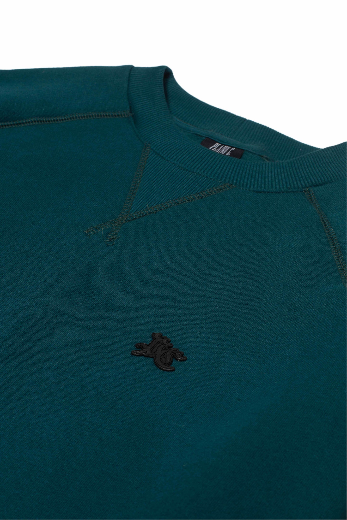 MOLETOM CREWNECK RAGLAN DARK SEA