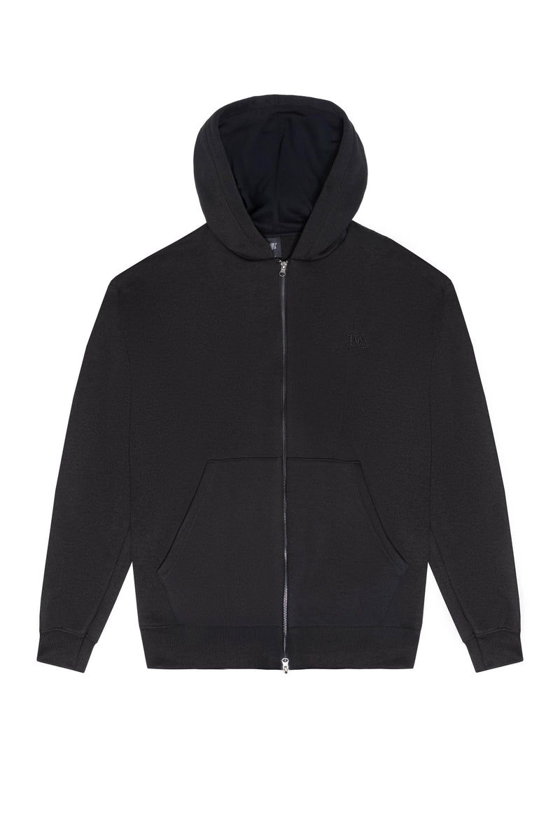 JAQUETA ZIP HOODIE BLACK