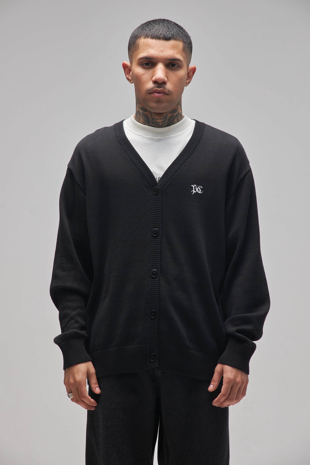 CARDIGAN TRICOT BLACK