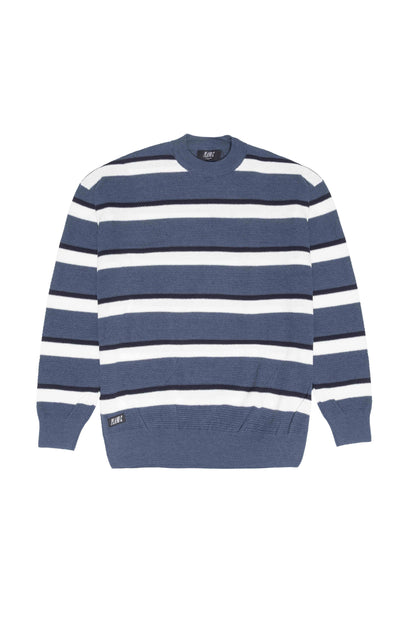 SUÉTER TRICOT LISTRADO NAVY/OFF WHITE