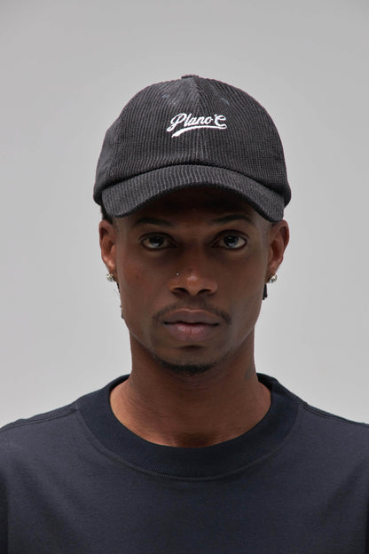 BONÉ 6-PANEL COTELÊ BLACK