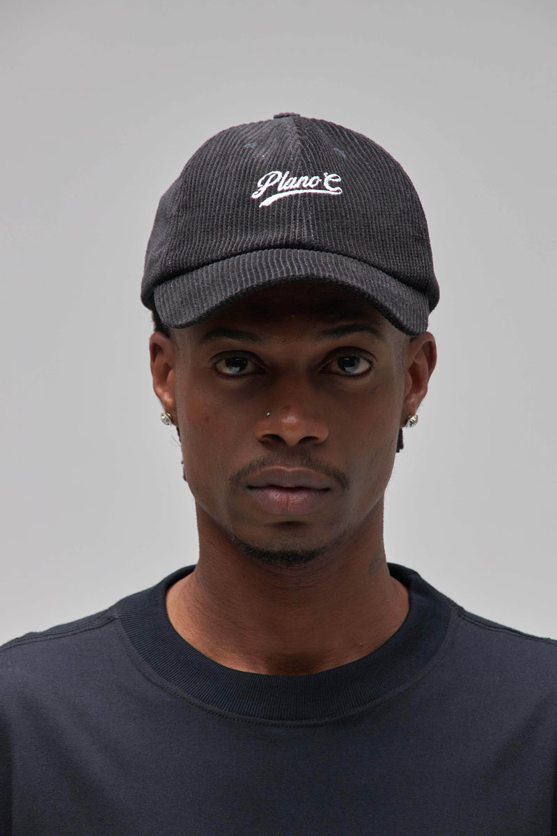 BONÉ 6-PANEL COTELÊ BLACK