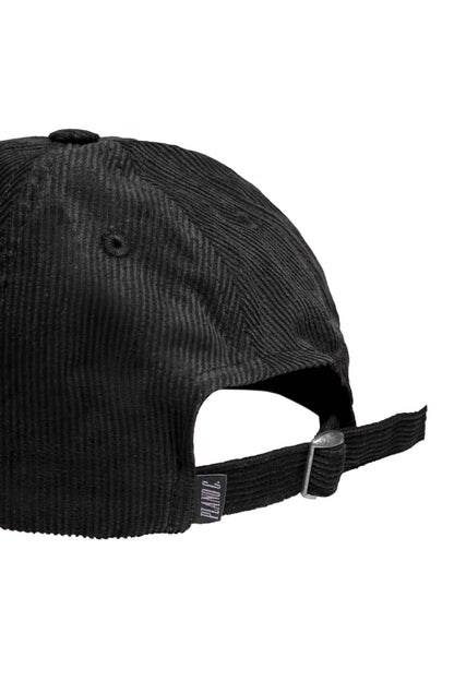 BONÉ 6-PANEL COTELÊ BLACK