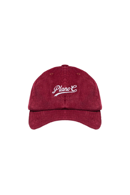 BONÉ 6-PANEL COTELÊ MERLOT