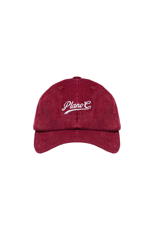 BONÉ 6-PANEL COTELÊ MERLOT