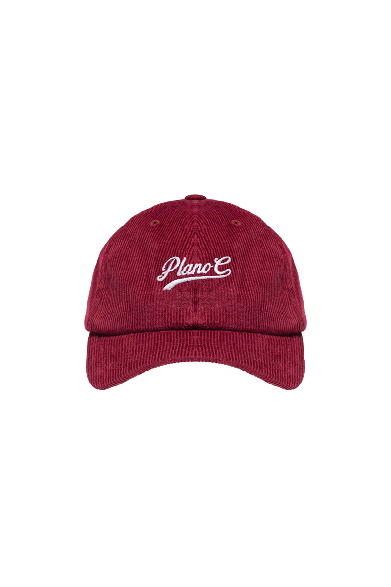 BONÉ 6-PANEL COTELÊ MERLOT