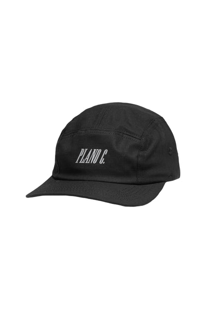 BONÉ 5 PANEL REFLECTIVE BLACK