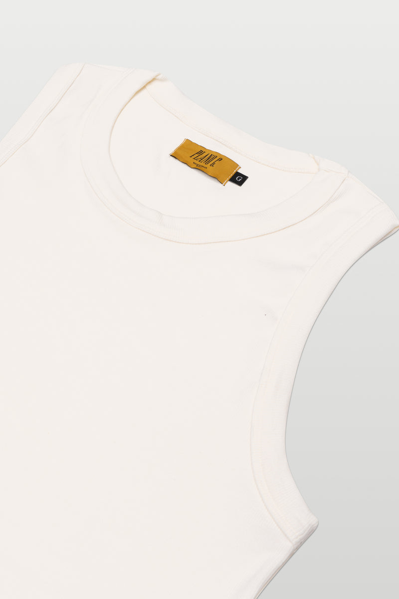 REGATA "TANK TOP" OFF WHITE
