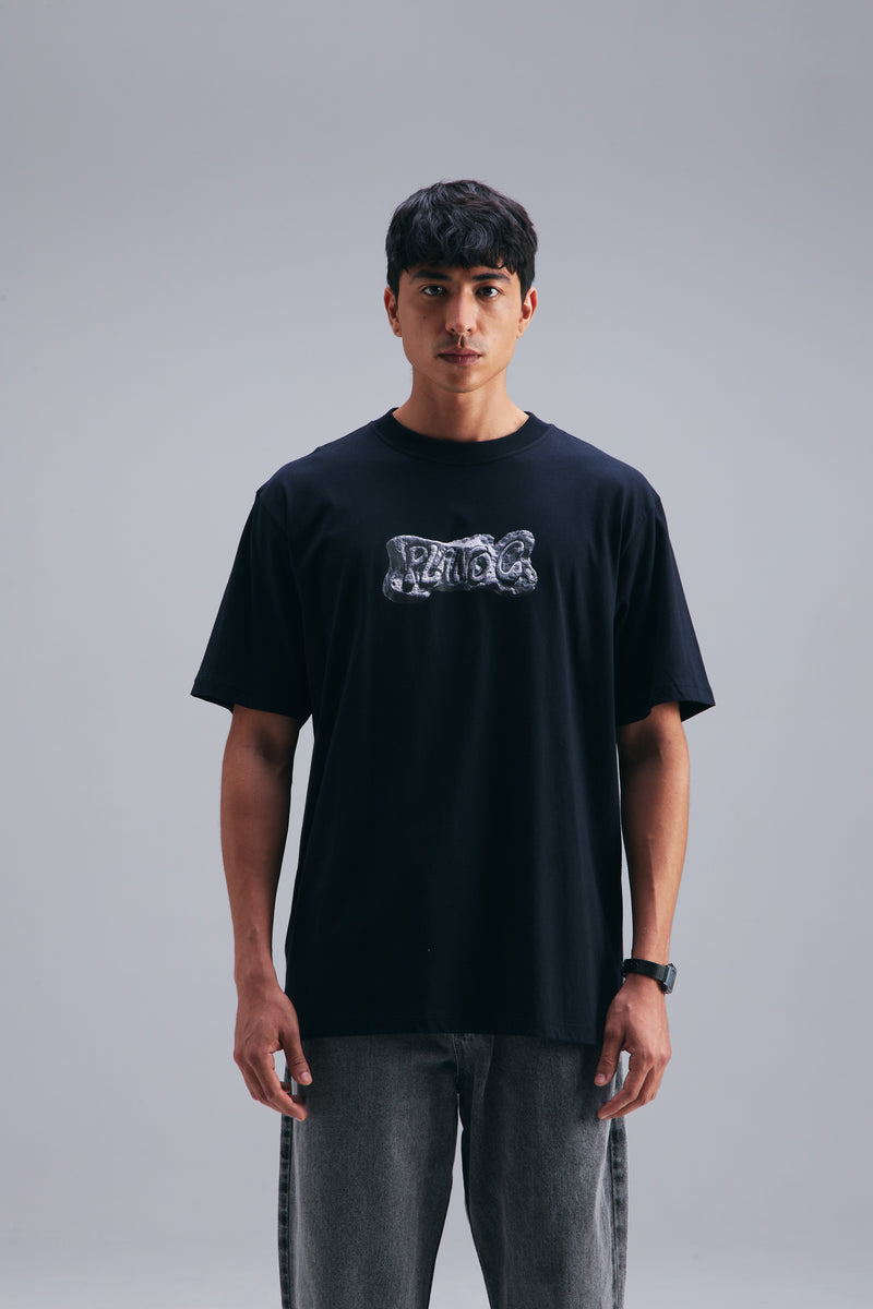 CAMISETA "FOSSIL ROCK" BLACK