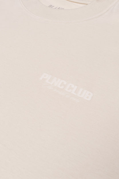 CAMISETA "PLNC CLUB" WHITE SAND
