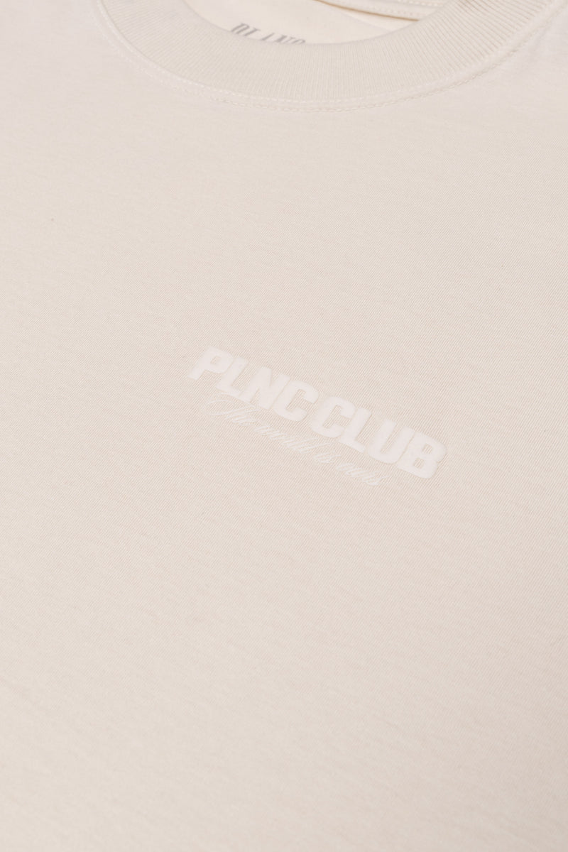 CAMISETA "PLNC CLUB" WHITE SAND