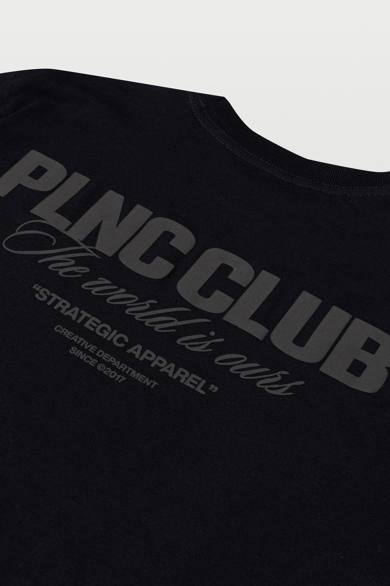 CAMISETA "PLNC CLUB" BLACK