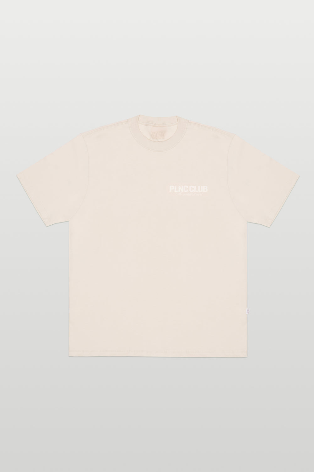 CAMISETA "PLNC CLUB" WHITE SAND