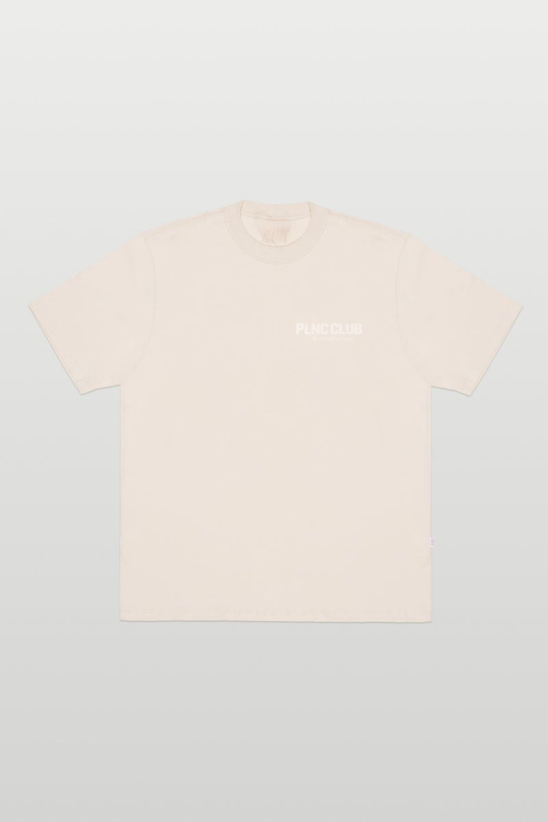 CAMISETA "PLNC CLUB" WHITE SAND