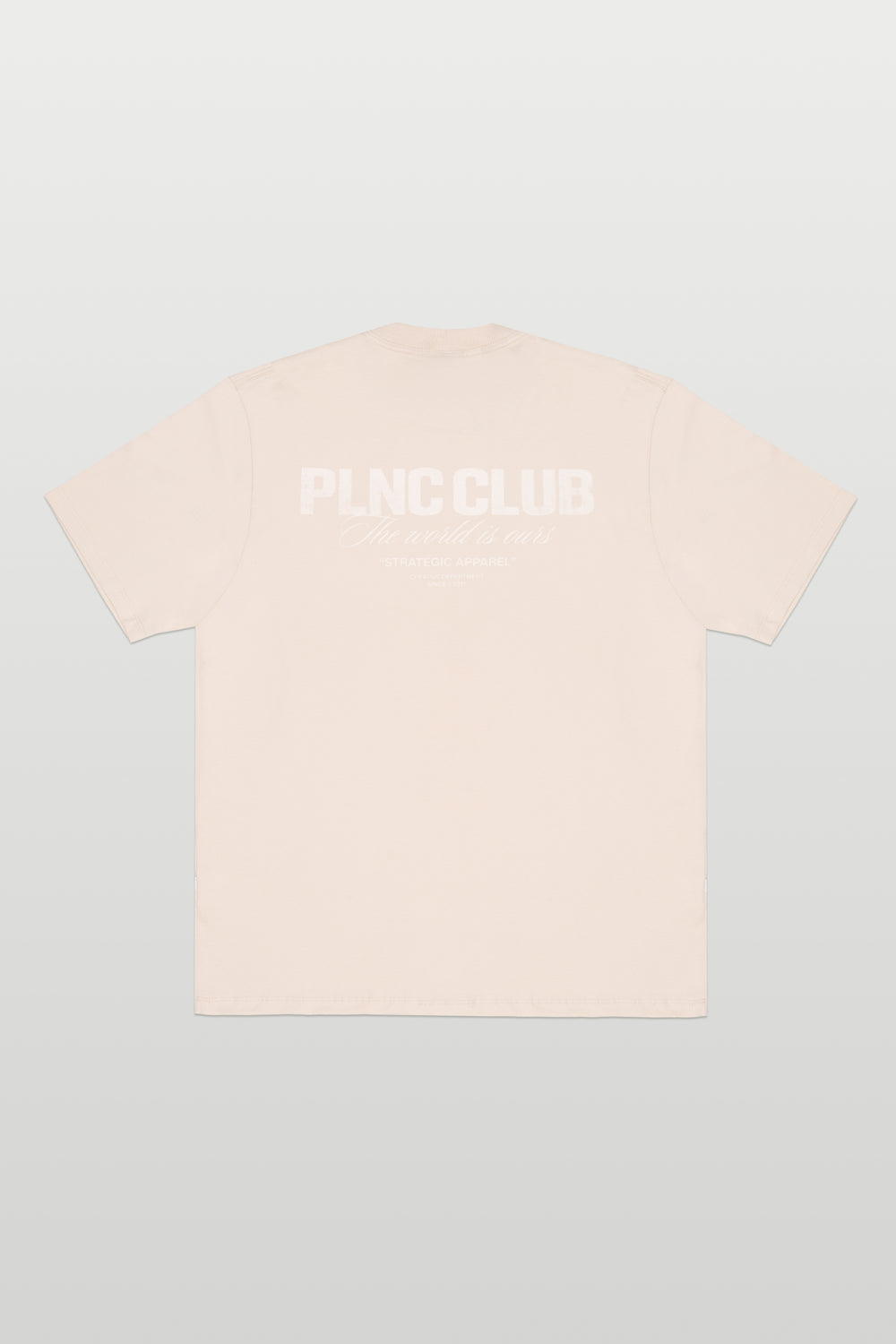 CAMISETA "PLNC CLUB" WHITE SAND