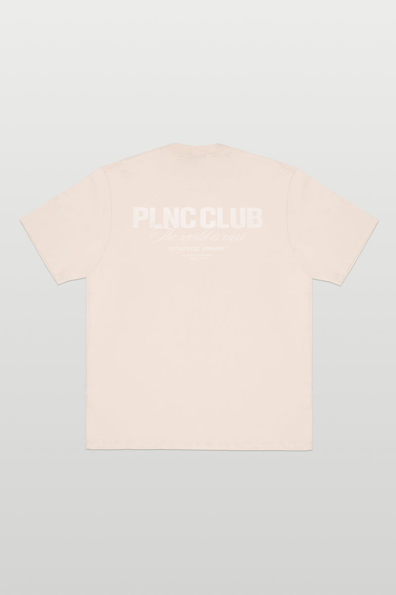 CAMISETA "PLNC CLUB" WHITE SAND